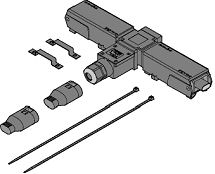 DHB-102 DOMOCLICK™ - Alimentation avec double départ de câbles chauffants DHB-102 DOMOCLICK alimentation avec double départ pour câbles chauffants autorégulants ELTRACE