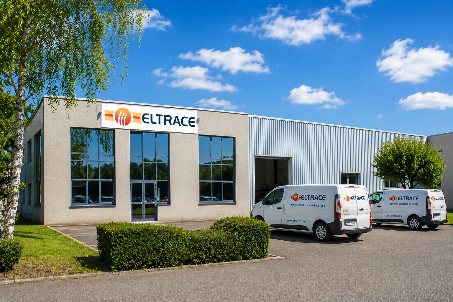 Siège social ELTRACE et usine spécialisée dans les solutions de traçage électrique et les câbles chauffants